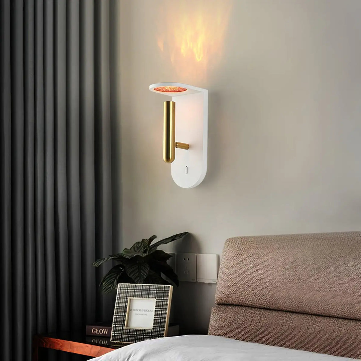 Applique Murale Projecteur Effet Flamme – Kova