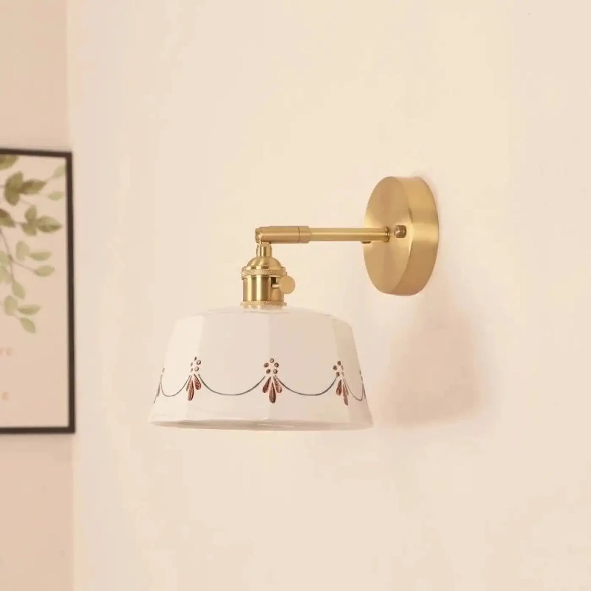 Applique Murale Céramique et Laiton – Iselle
