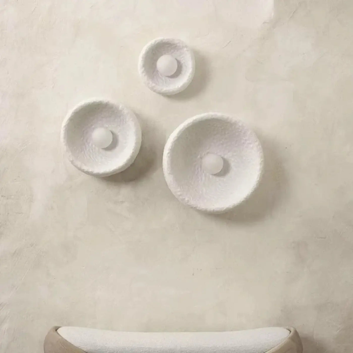 Applique Murale Ronde en Céramique LED – Jedel