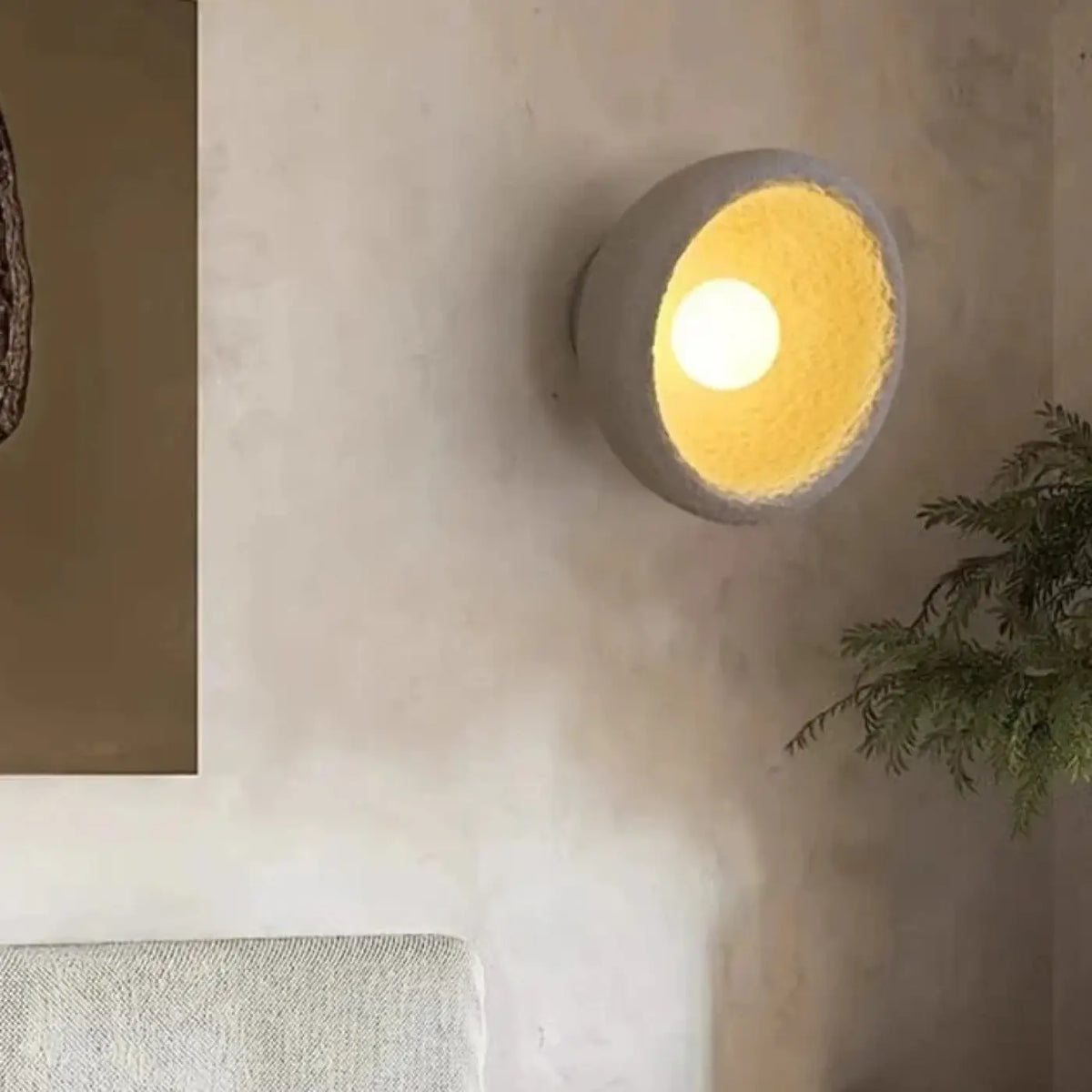 Applique Murale Ronde en Céramique LED – Jedel
