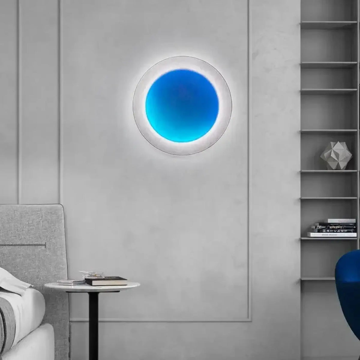 Applique Murale Ronde Multicolore Dimmable – Zirel