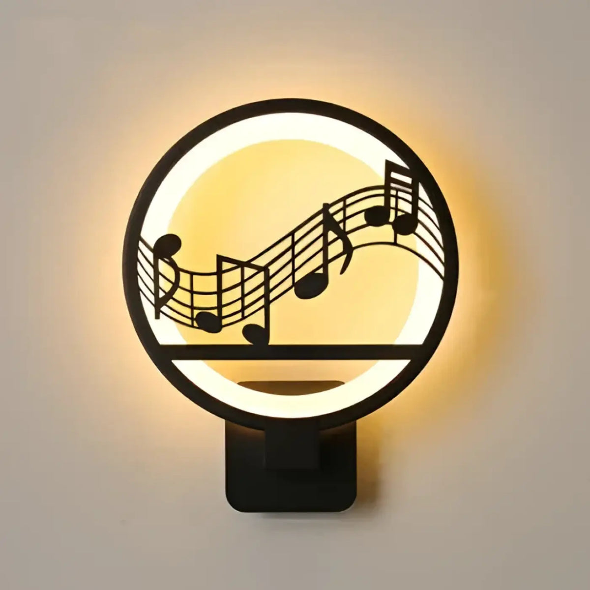 Applique Murale Ronde LED à Motifs – Fiso