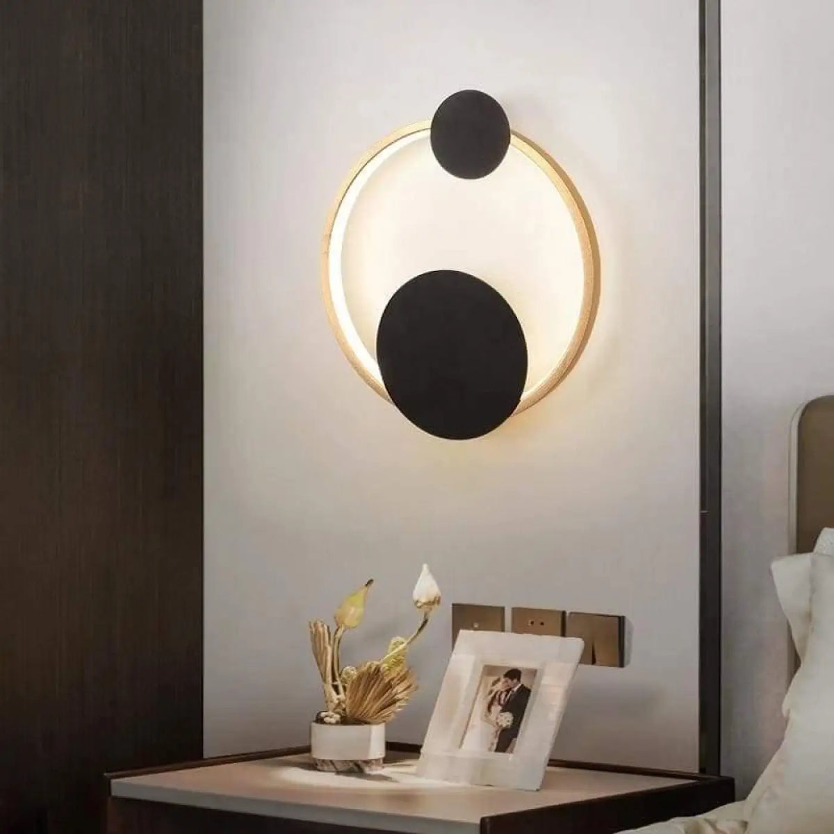 Applique Murale Ronde Minimaliste – Tovane