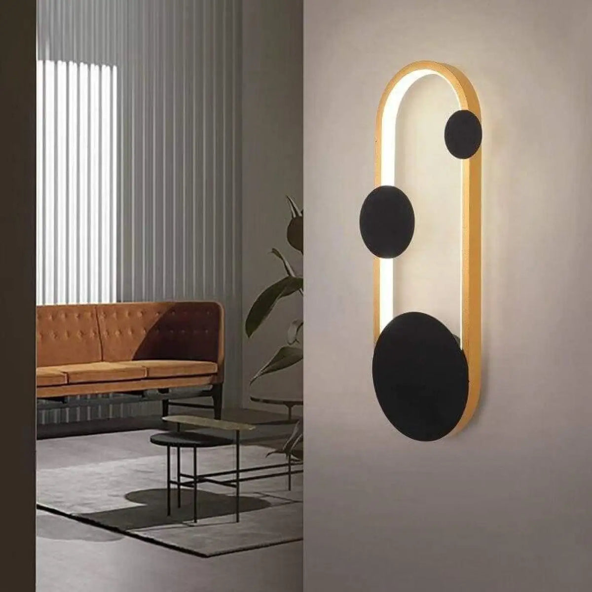 Applique Murale Ronde Minimaliste – Tovane
