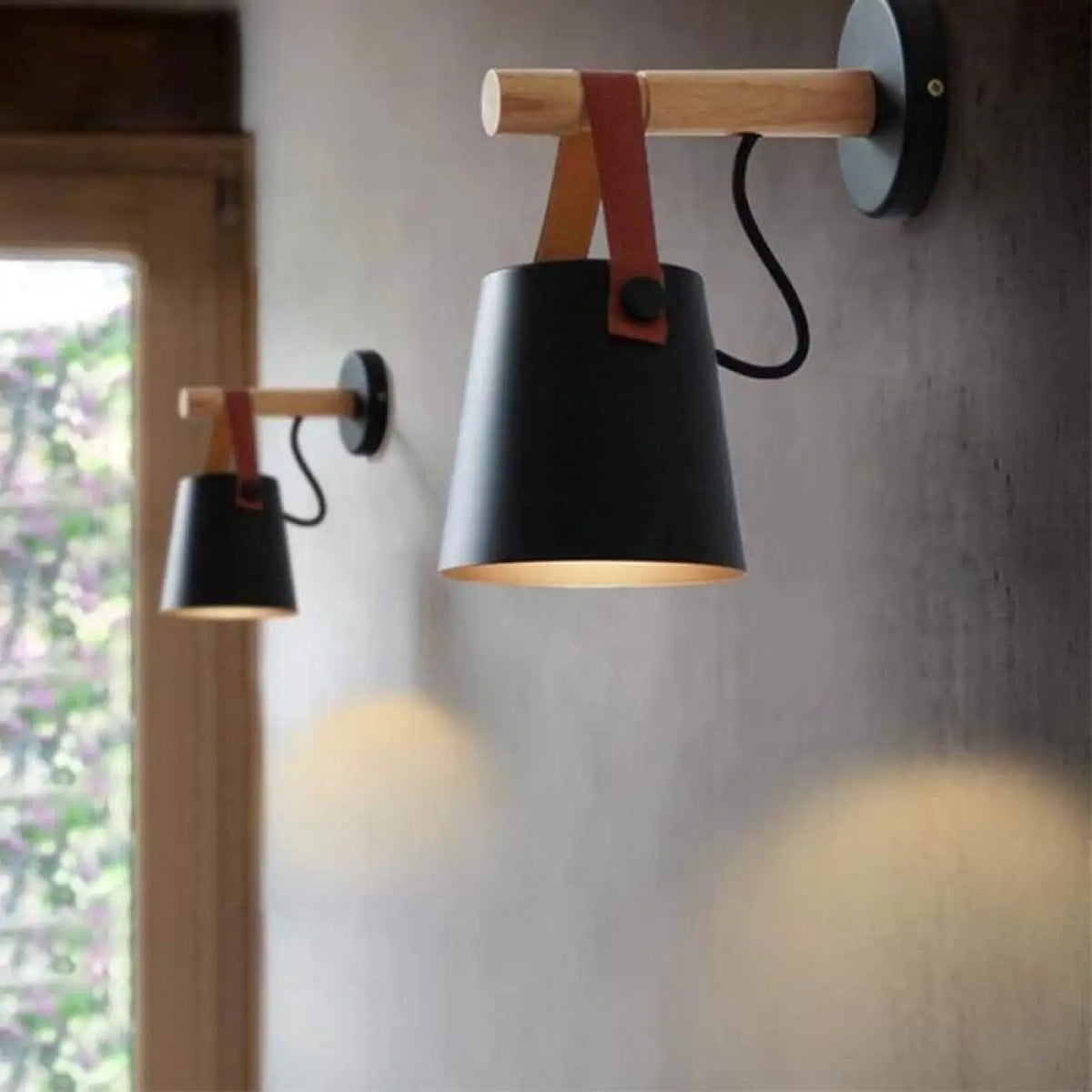 Applique Murale Scandinave en Bois – Rimon