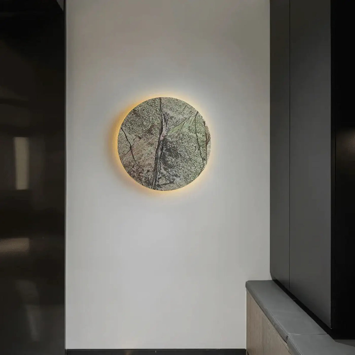 Applique Murale Sculpturale Pierre Verte – Fénia
