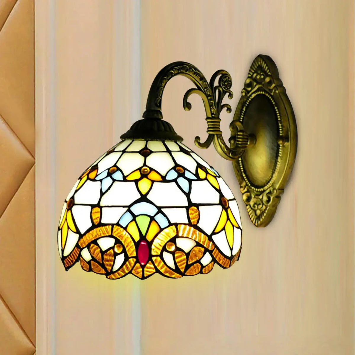 Applique Murale Tiffany en Mosaïque – Domane