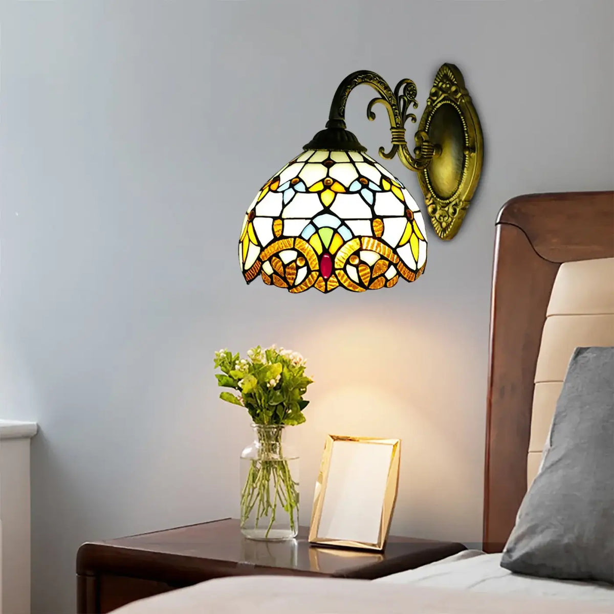 Applique Murale Tiffany en Mosaïque – Domane