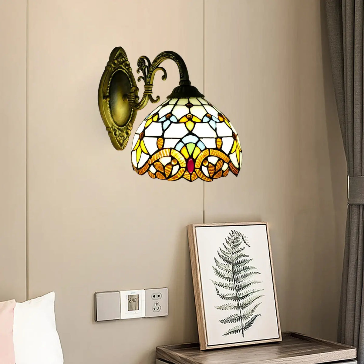 Applique Murale Tiffany en Mosaïque – Domane
