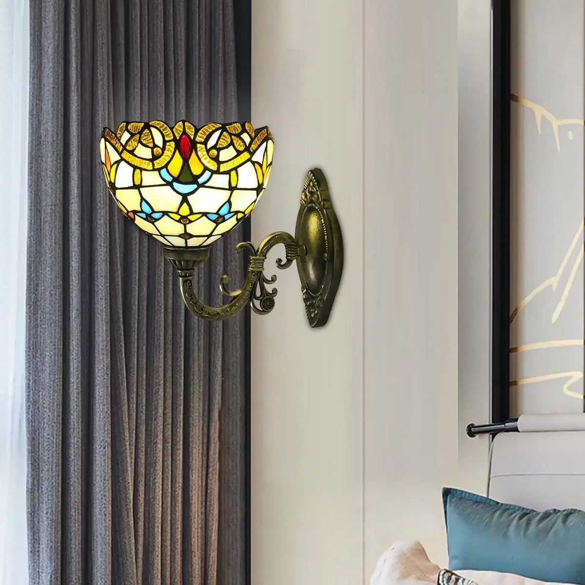 Applique Murale Tiffany en Mosaïque – Domane