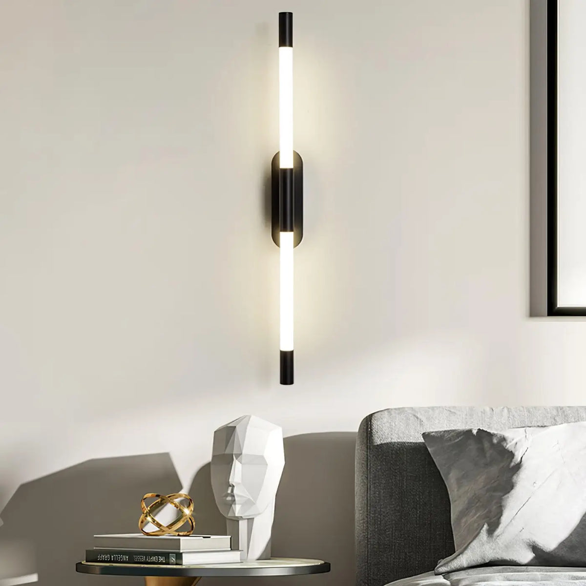 Applique Murale Tube Noire – Vérelle