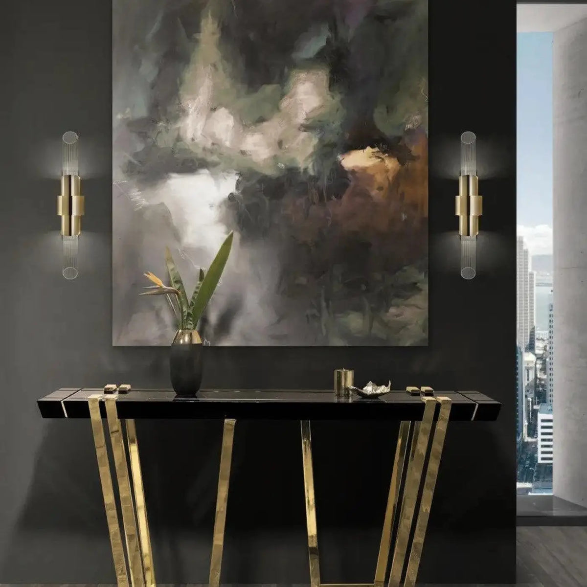 Applique Murale Tube en Verre – Besio