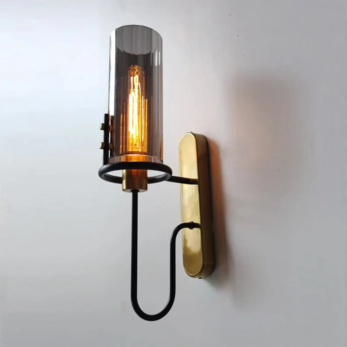 Applique Murale Vintage Cylindre en Verre – Zosan