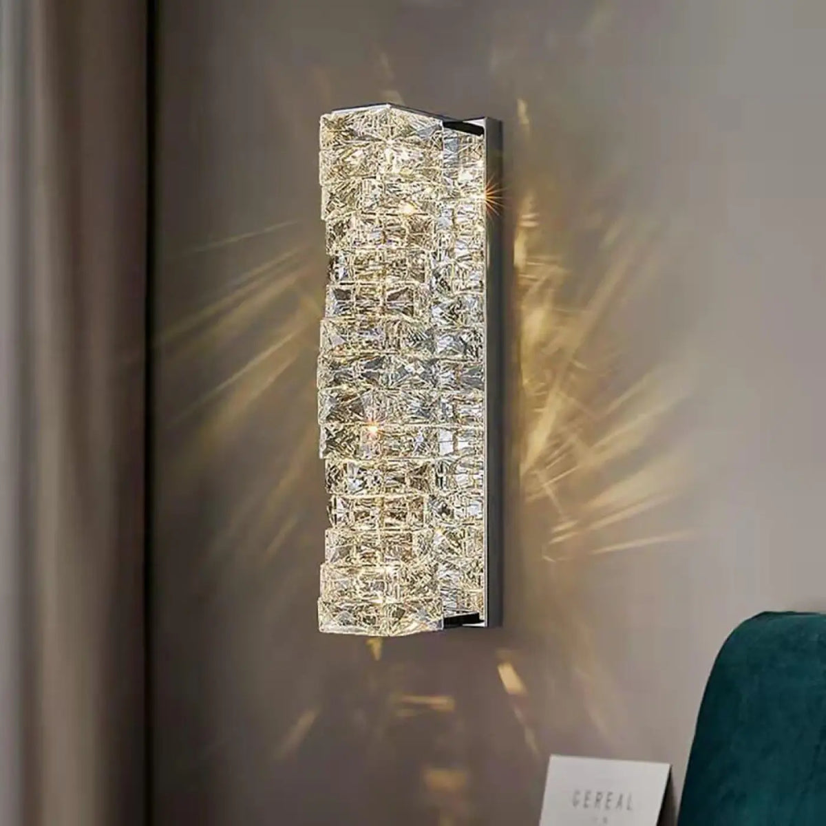 Applique Murale Verre Finition Dorée – Damel