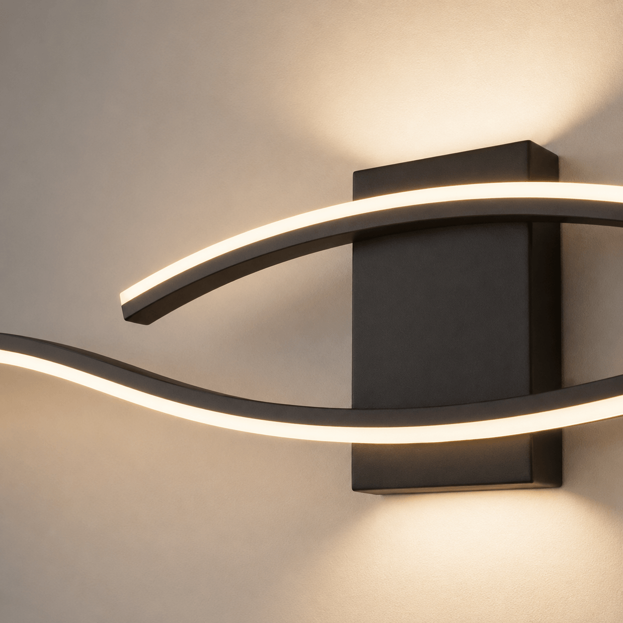 Applique Murale LED Double Vague – Aria