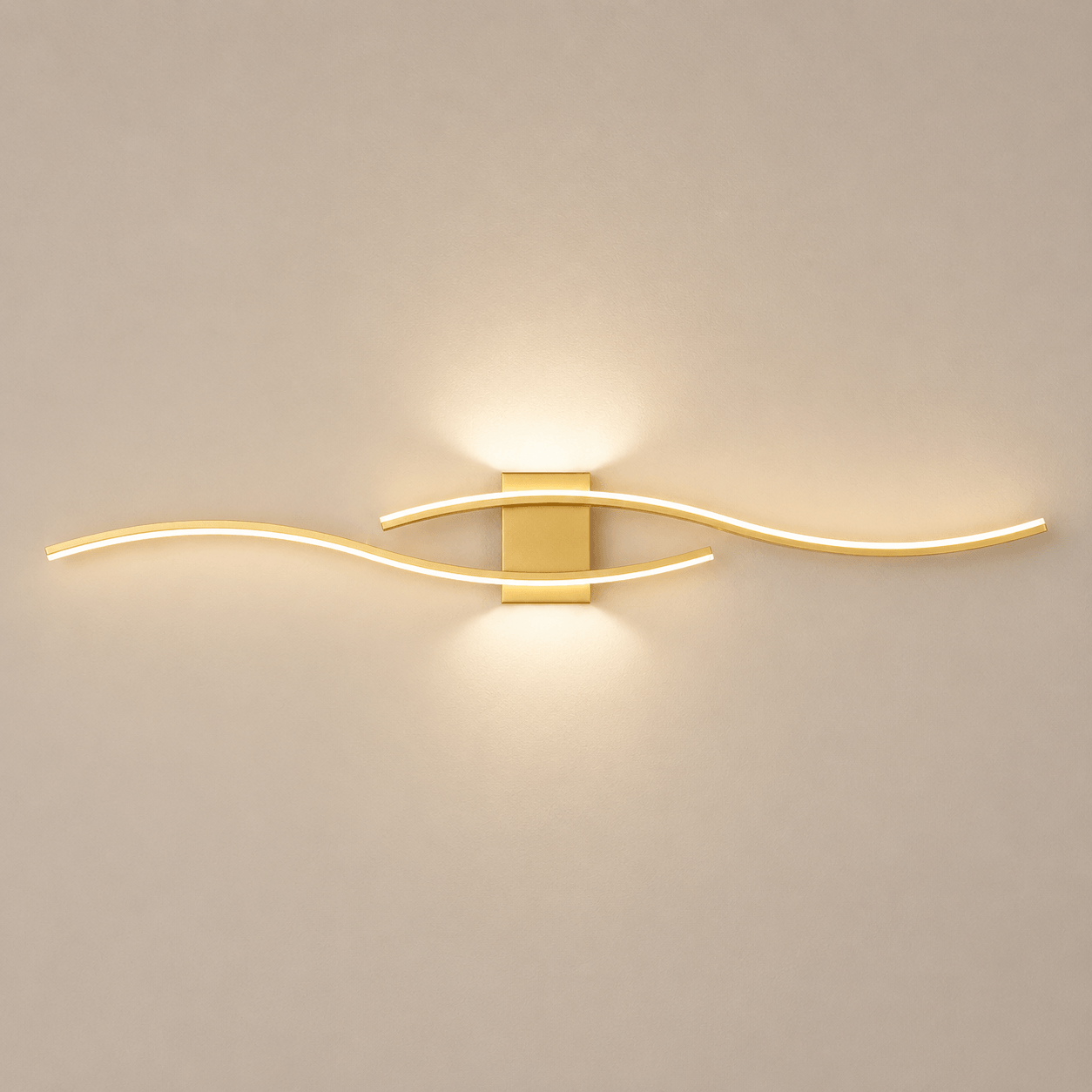 Applique Murale LED Double Vague – Aria