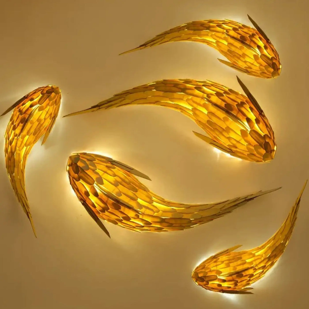 Grande Applique Murale LED Carpe Koï – Lason