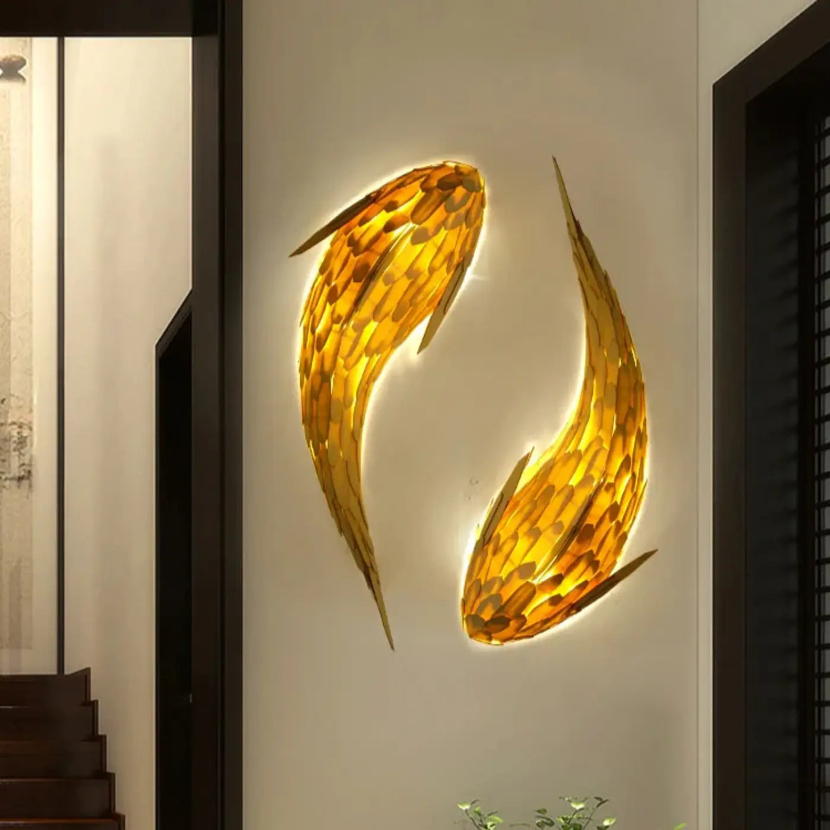 Grande Applique Murale LED Carpe Koï – Lason