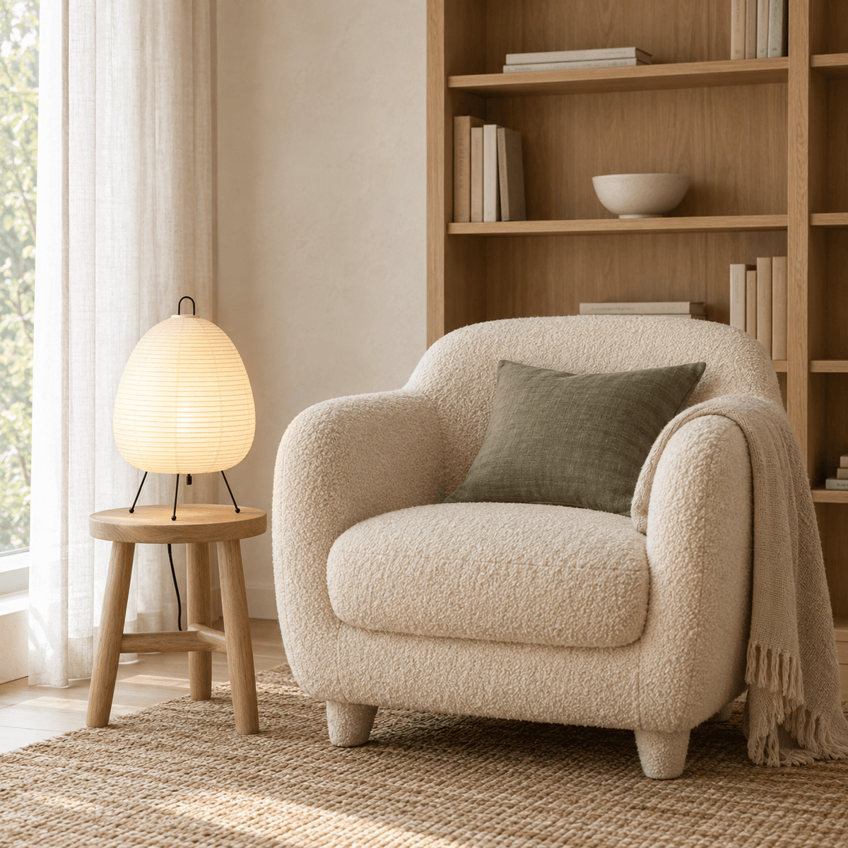 Lampe Japonaise en Papier de Riz – Kumo