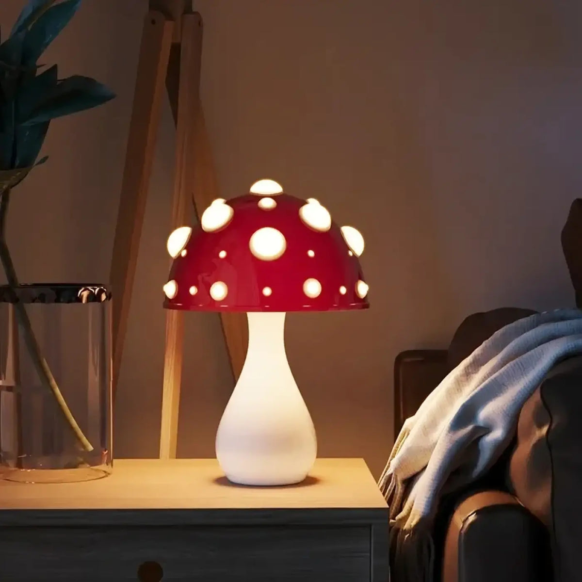 Lampe de Chevet Champignon à Pois – Sedane