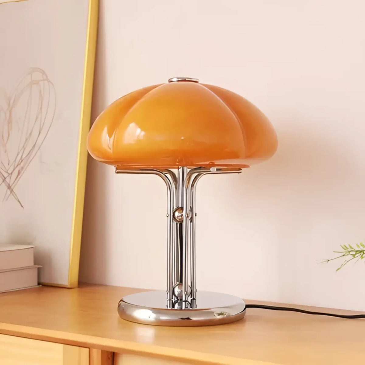 Lampe de Chevet Champignon en Verre – Éson