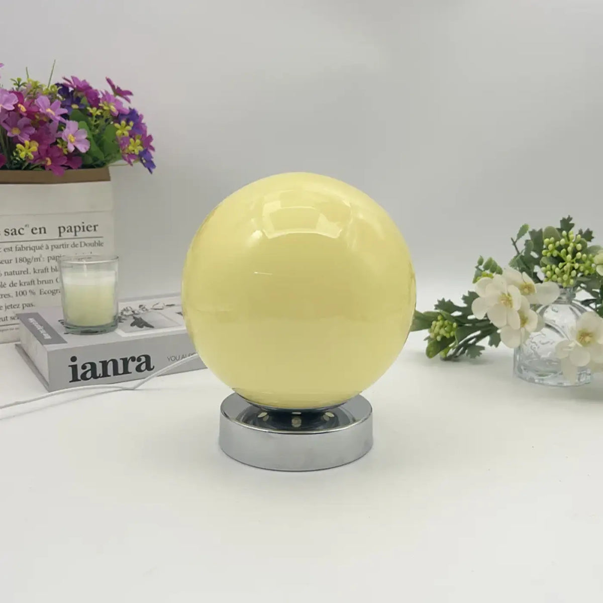 Lampe de Chevet Ballon en Verre – Bémon