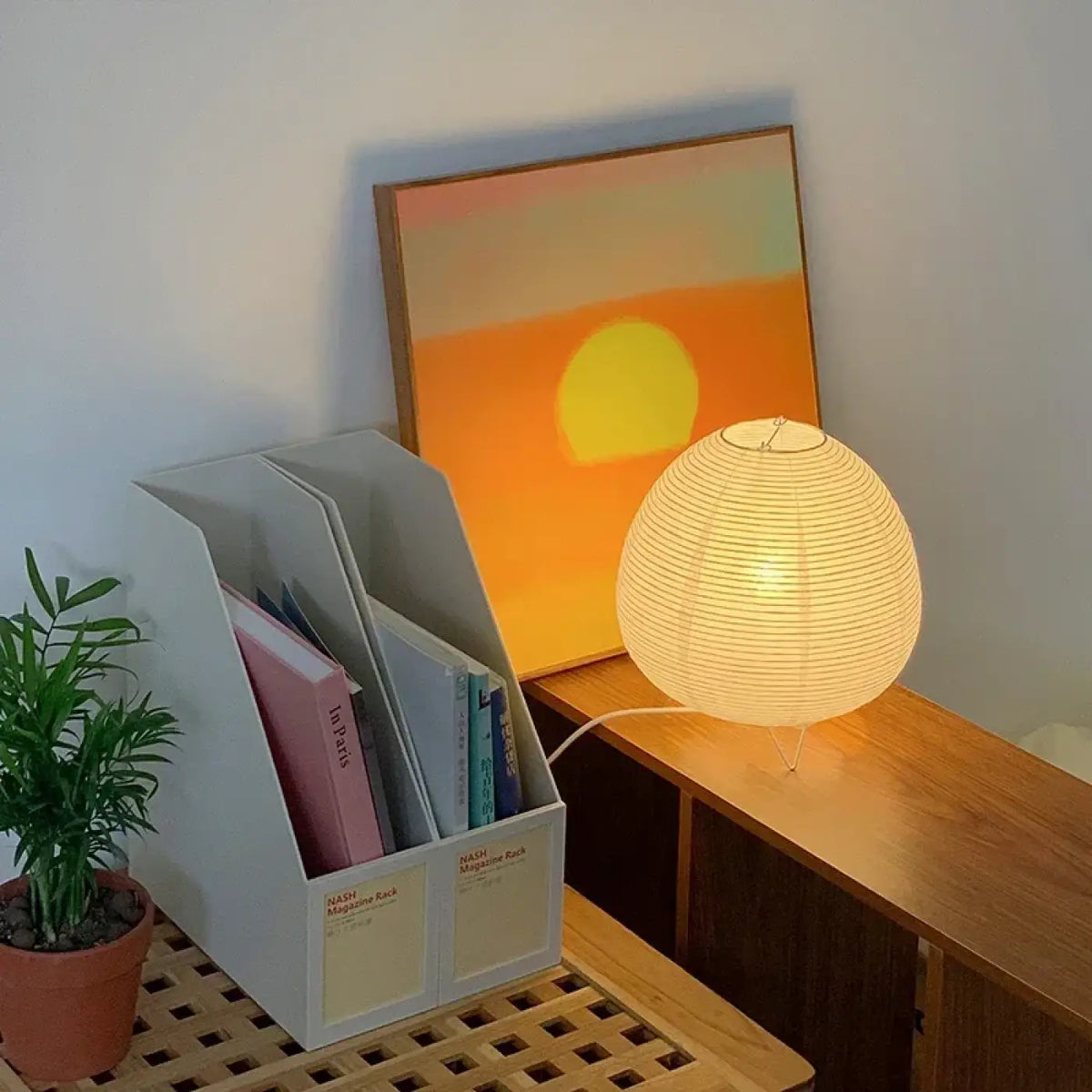 Lampe Japonaise en Papier de Riz – Vadette