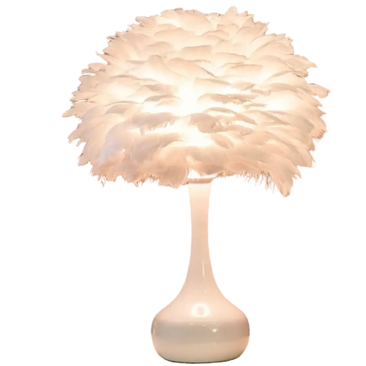 Lampe de Chevet en Plumes – Beline