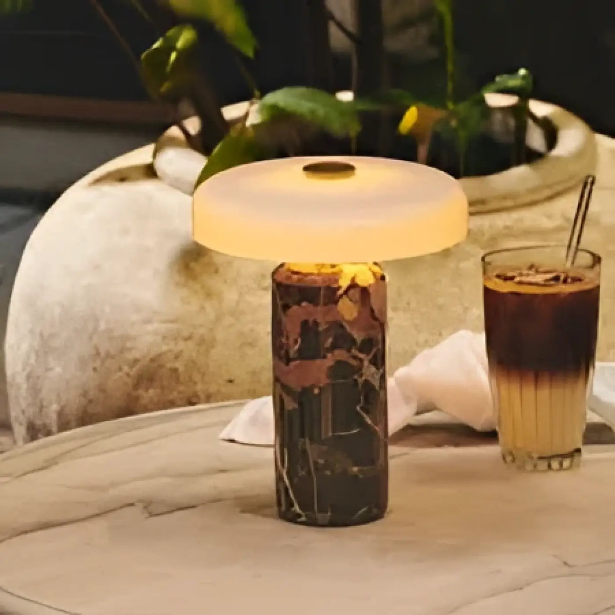 Lampe de Chevet Effet Marbre – Rasette