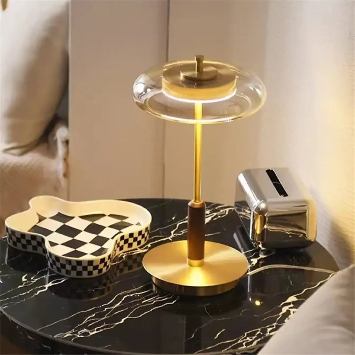 Lampe de Chevet Nordique Géométrique – Zoris