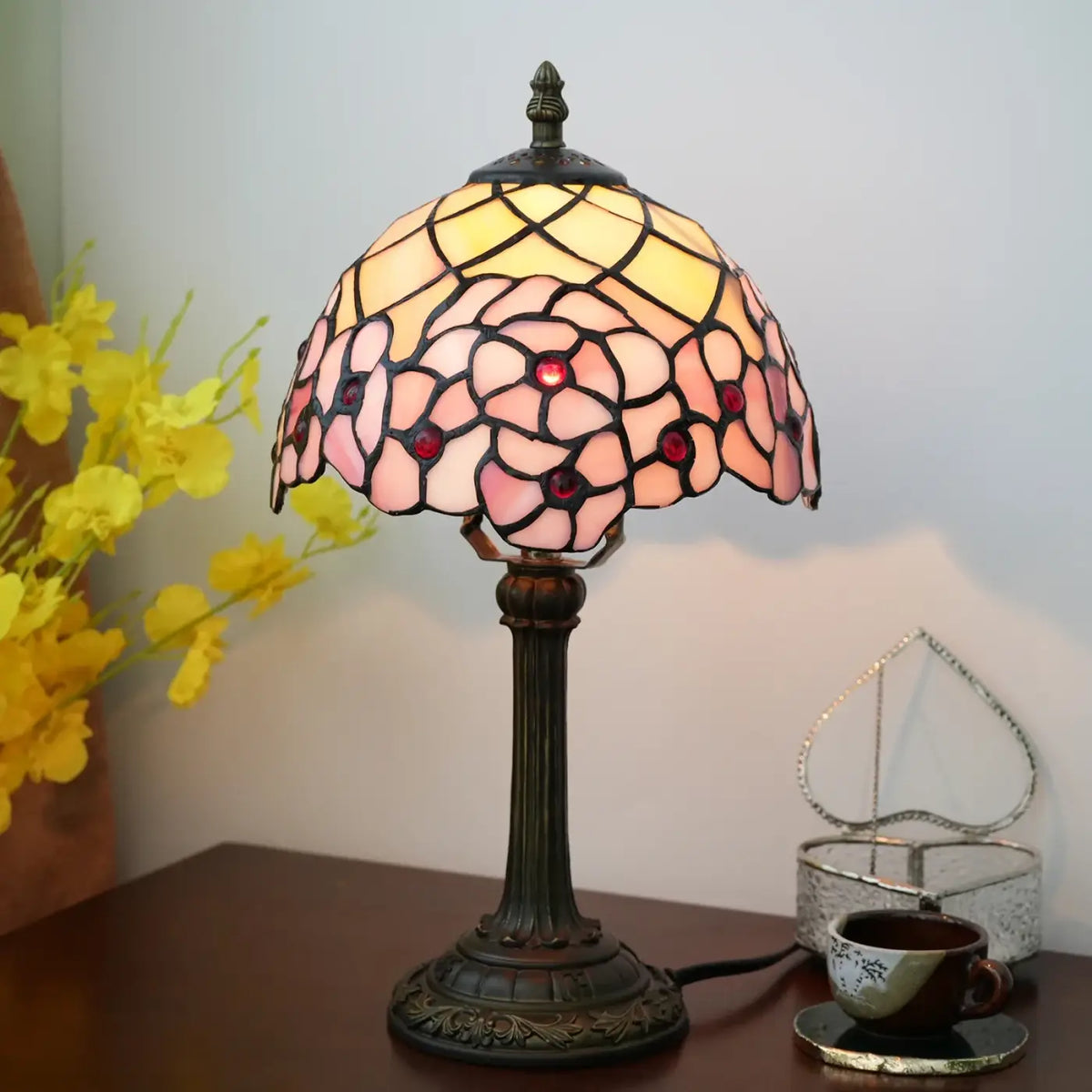 Lampe de Chevet Vintage à Motifs – Adelle