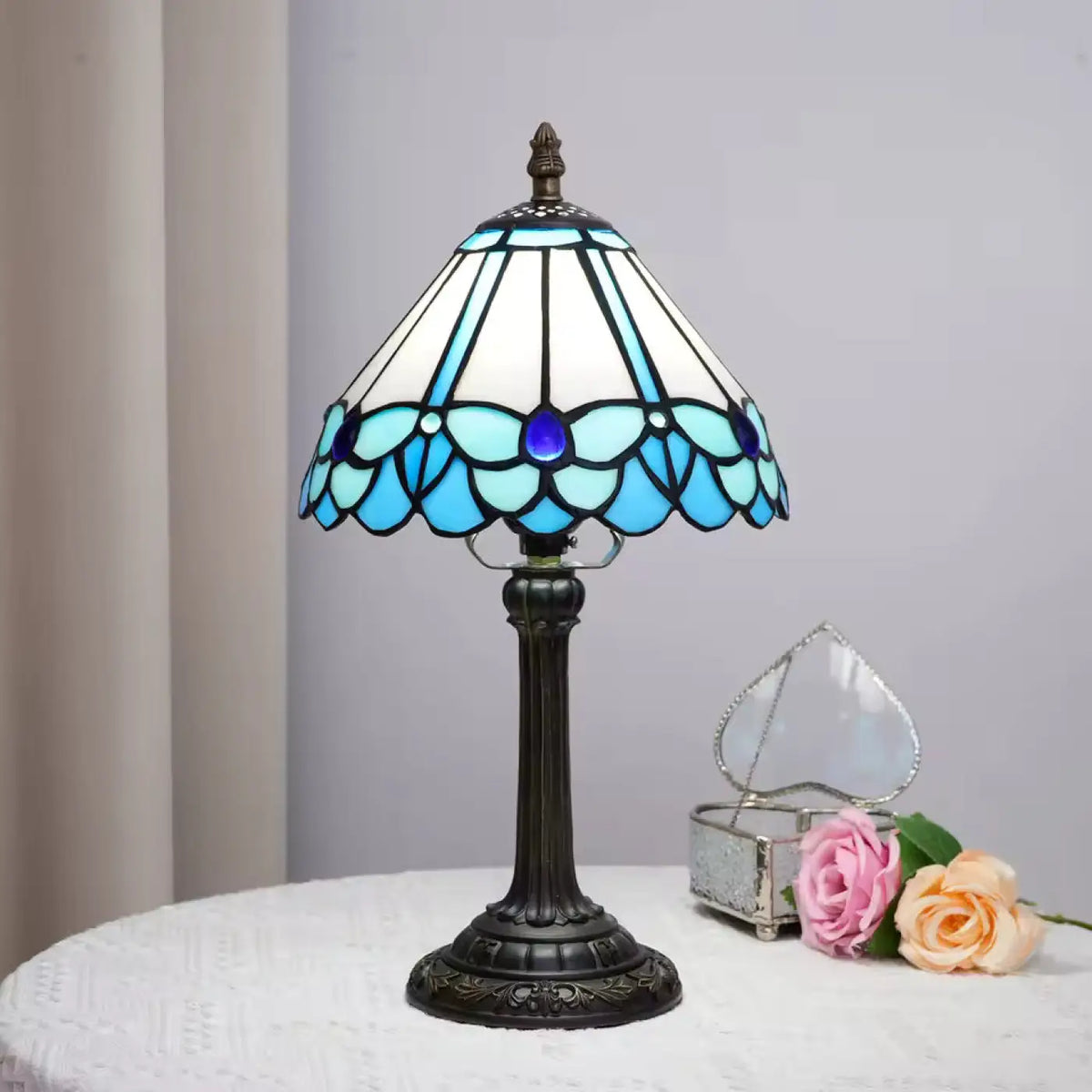 Lampe de Chevet Vintage à Motifs – Adelle