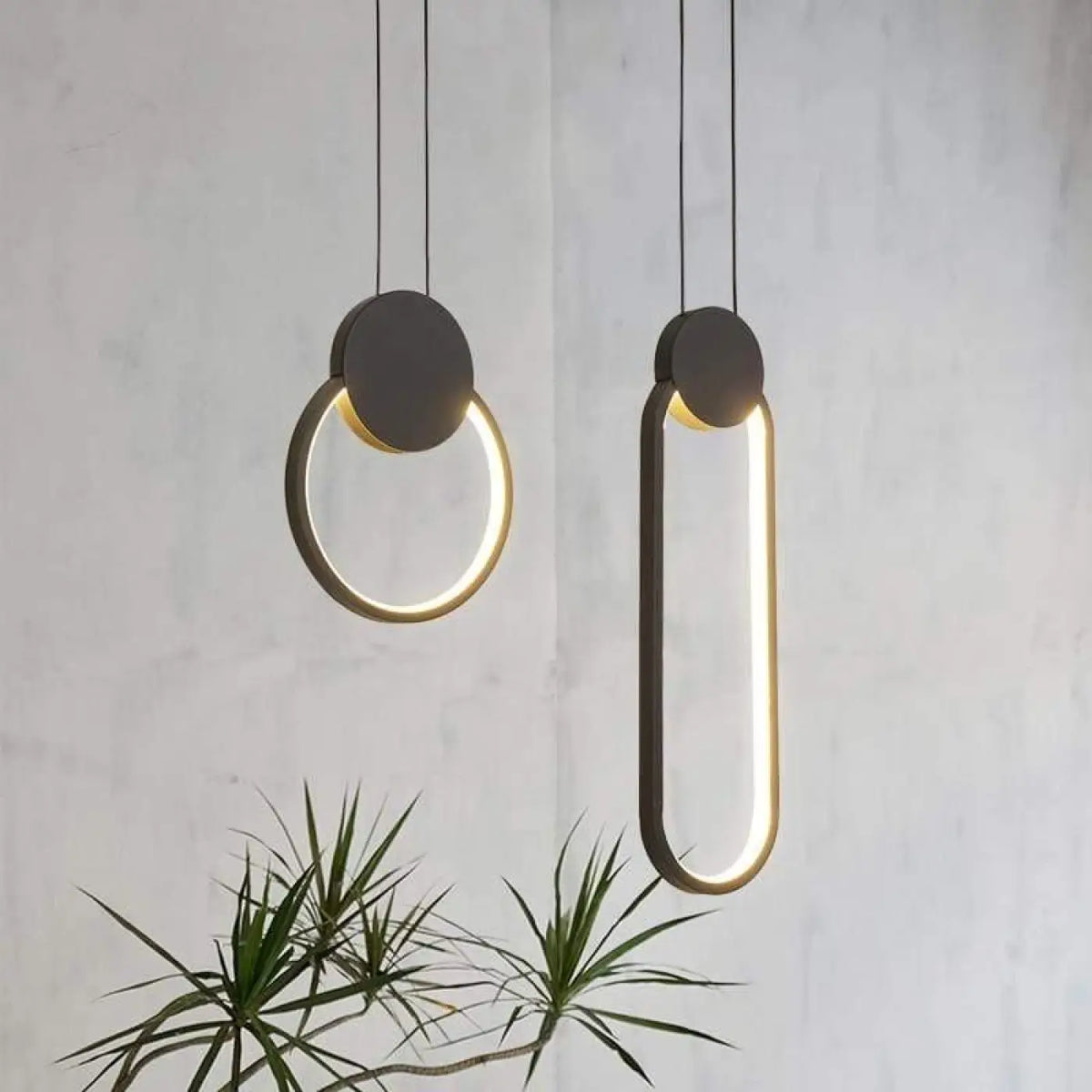 Suspension LED Ronde ou Ovale – Binon