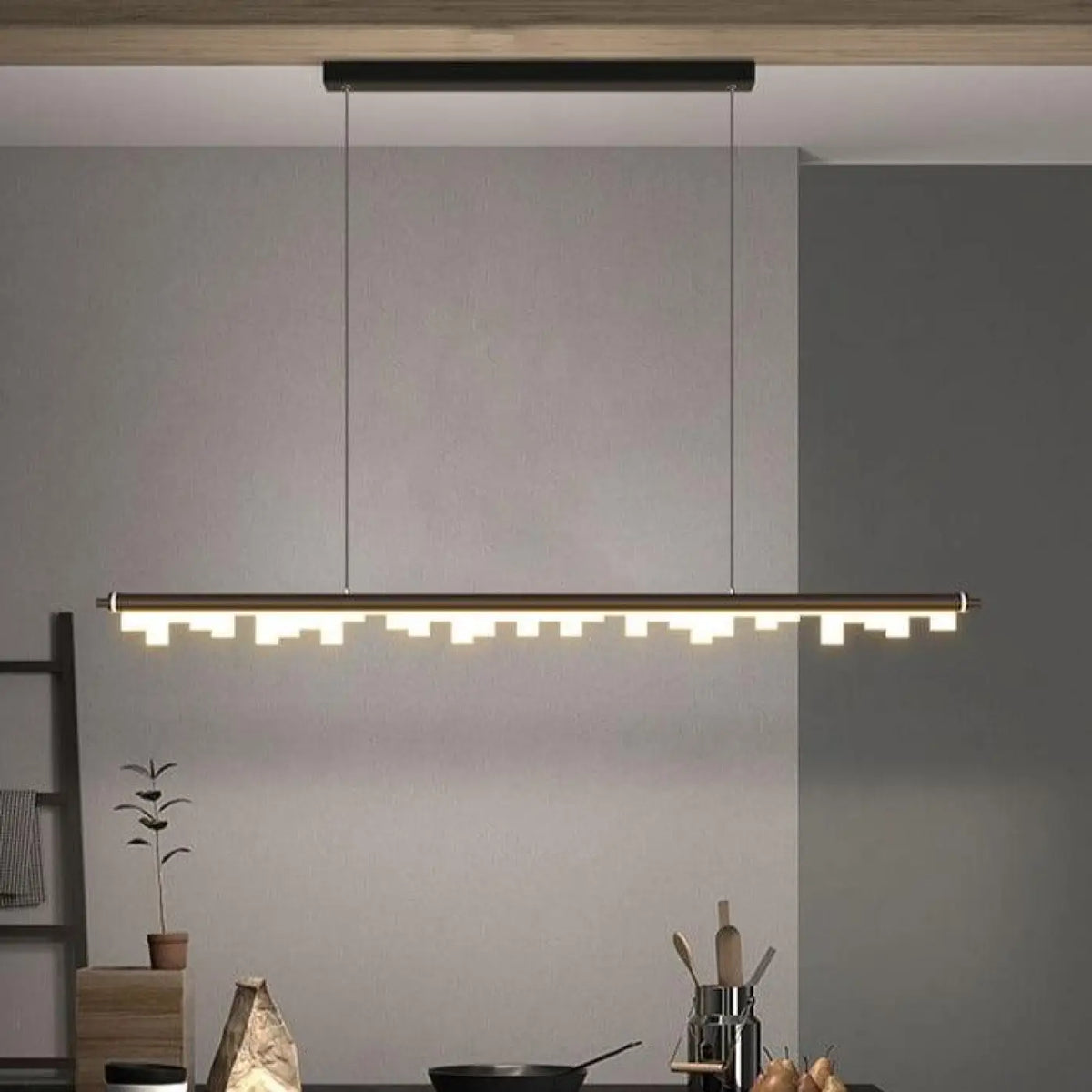 Lampe Suspension Design Noire ou Dorée – Levette