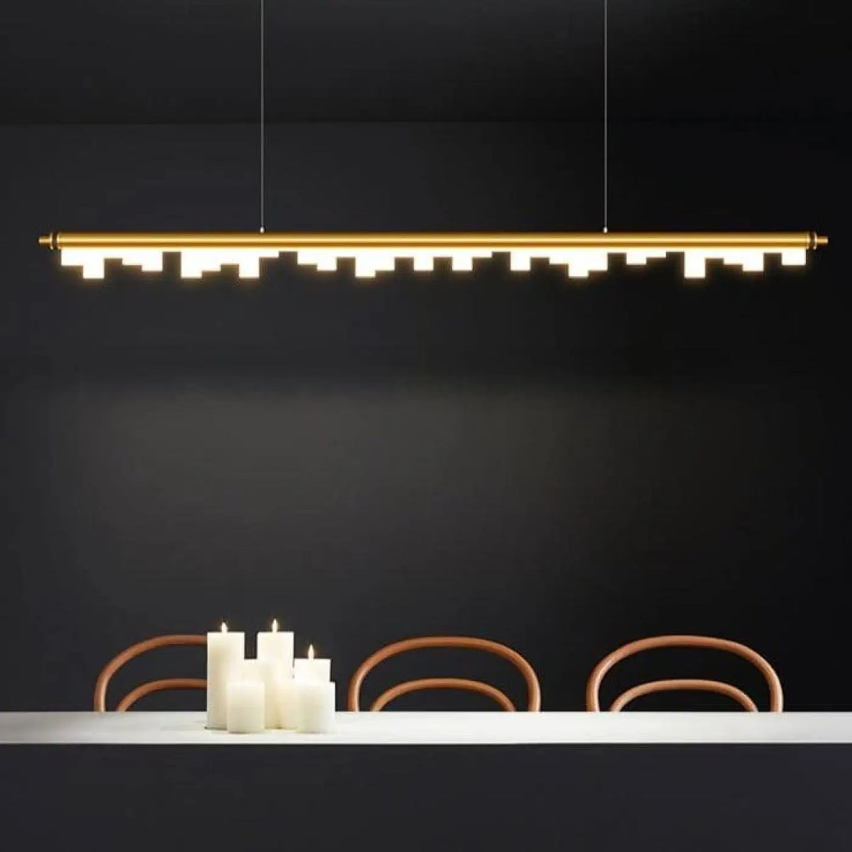 Lampe Suspension Design Noire ou Dorée – Levette