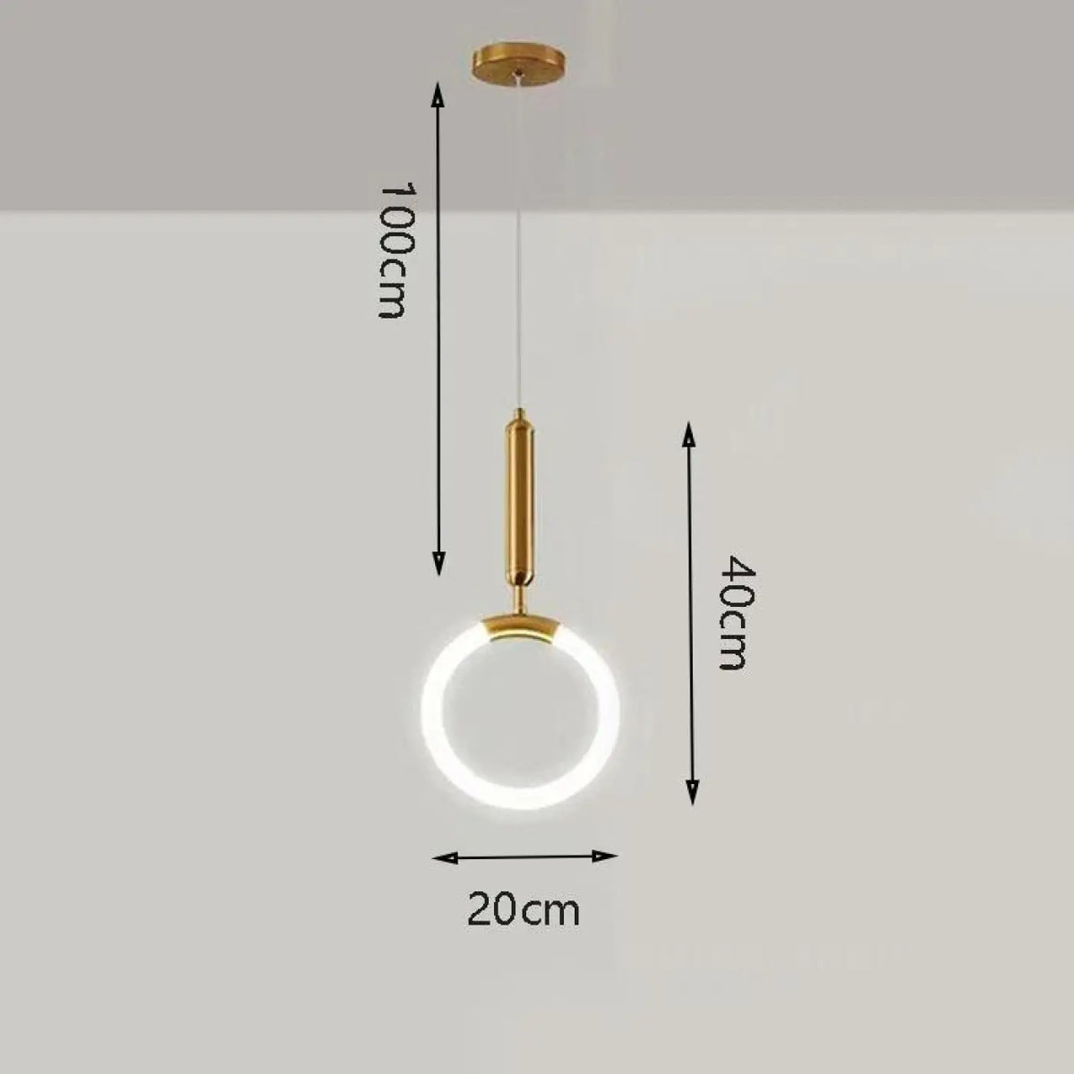 Suspension LED Ovale ou Ronde – Késane