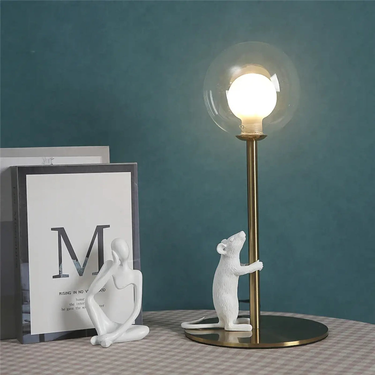 Lampe Souris à Globe en Verre – Liran