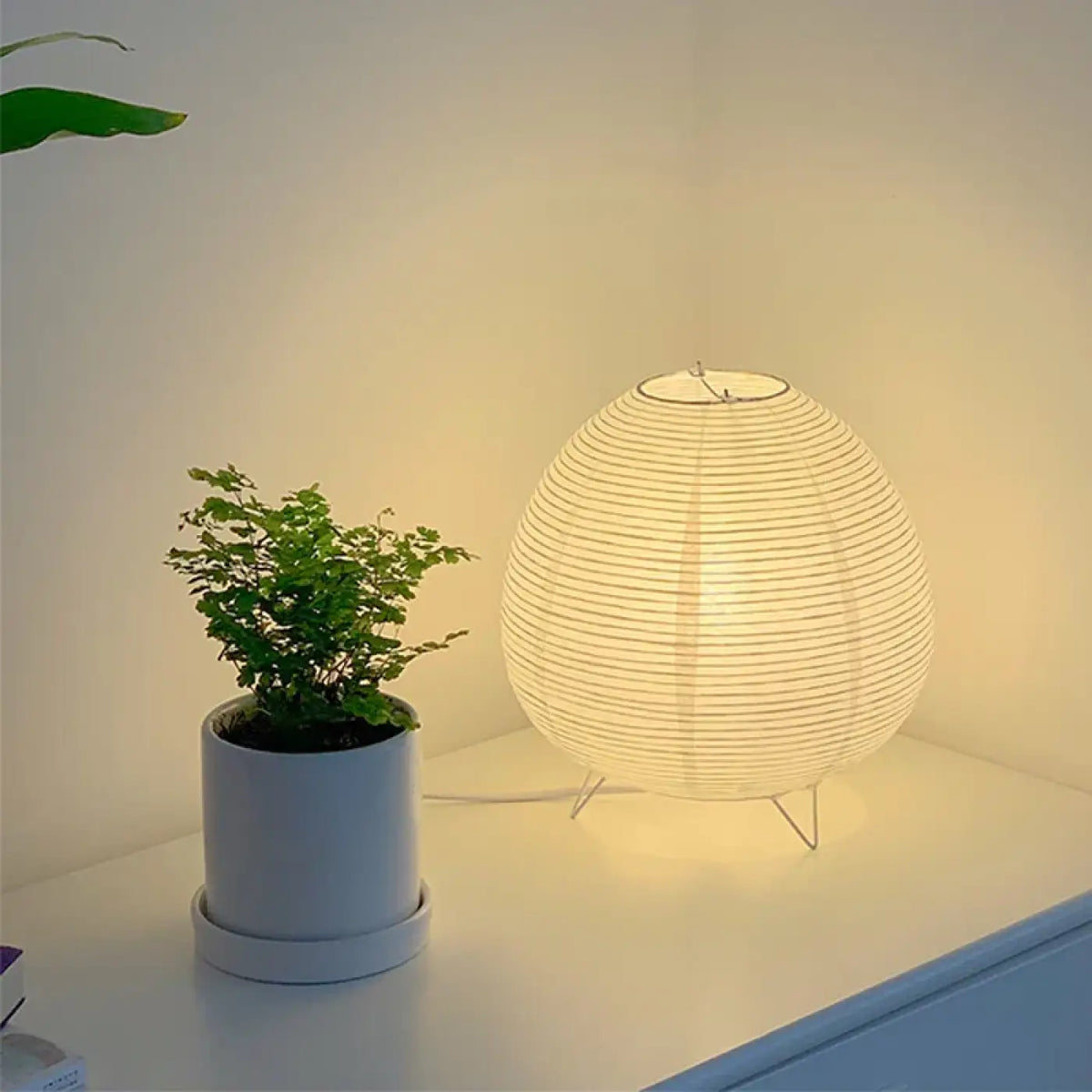 Lampe à Poser Blanche Design – Vemane
