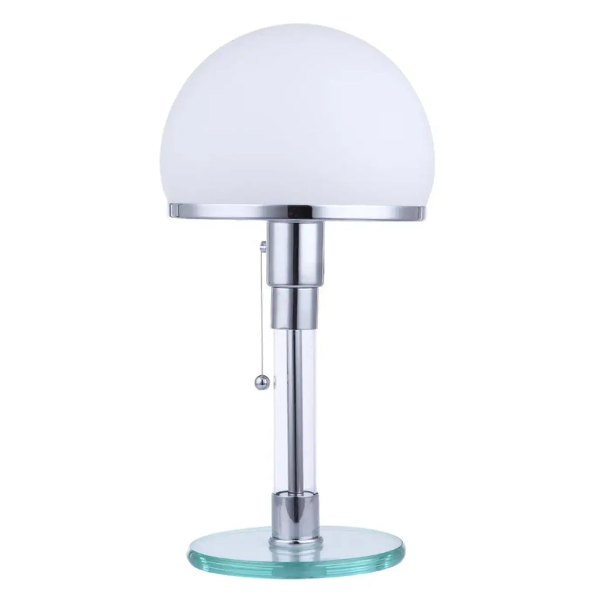 Lampe à Poser Verre et Chrome – Telia