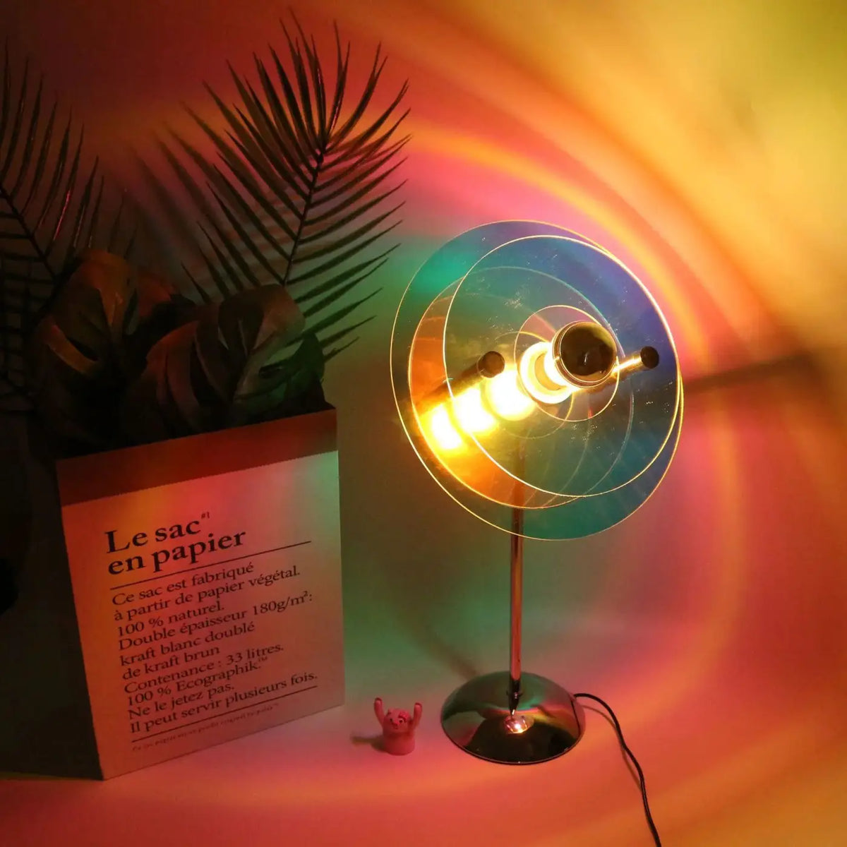 Lampe de Table à Disques Colorés – Béson