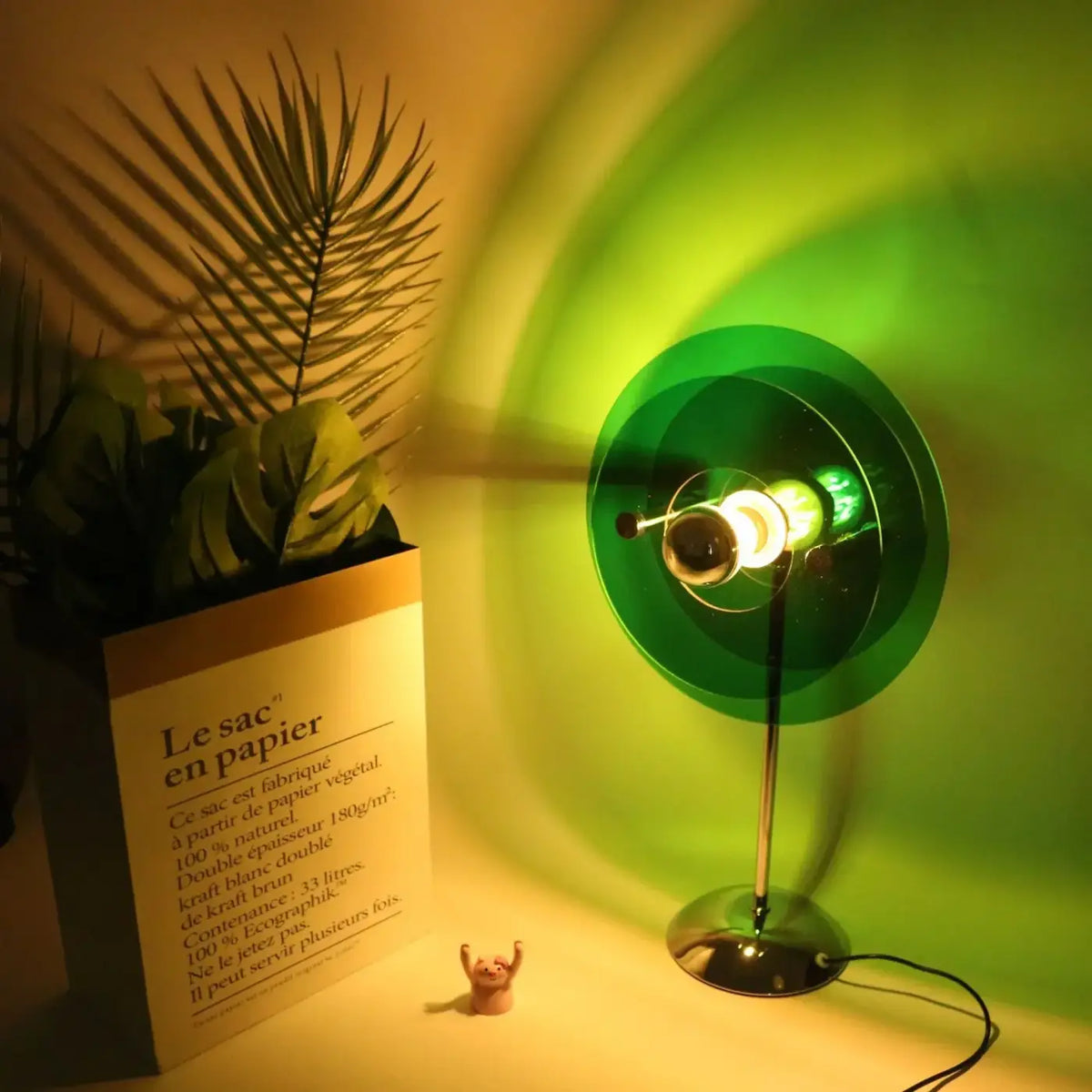 Lampe de Table à Disques Colorés – Béson