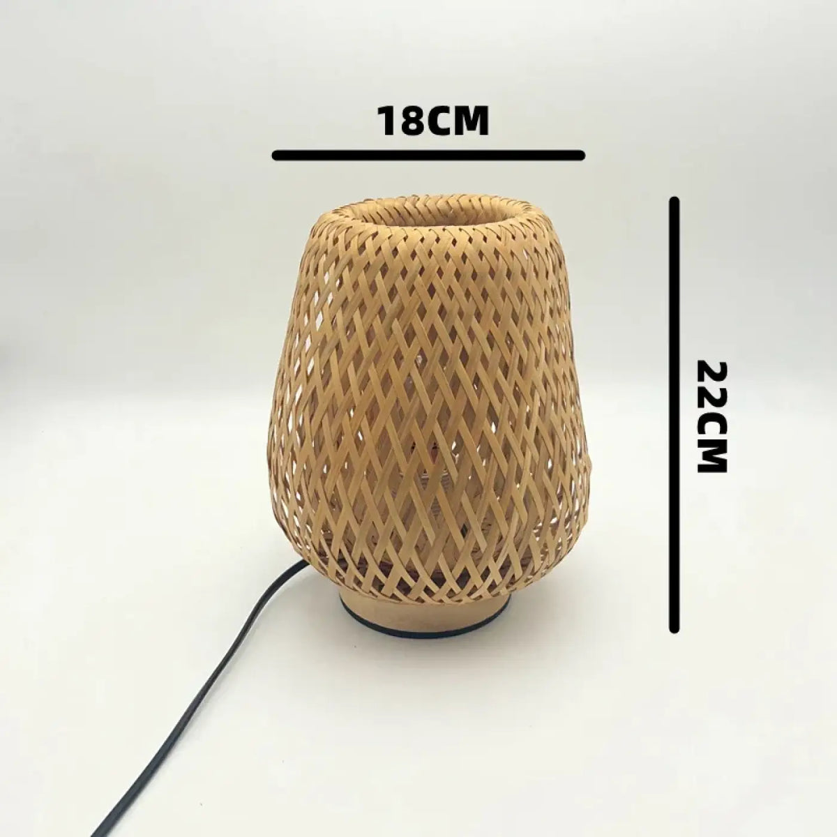 Lampe de Table en Osier – Vanio