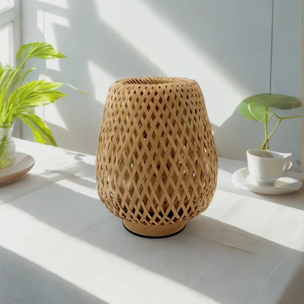 Lampe de Table en Osier – Vanio