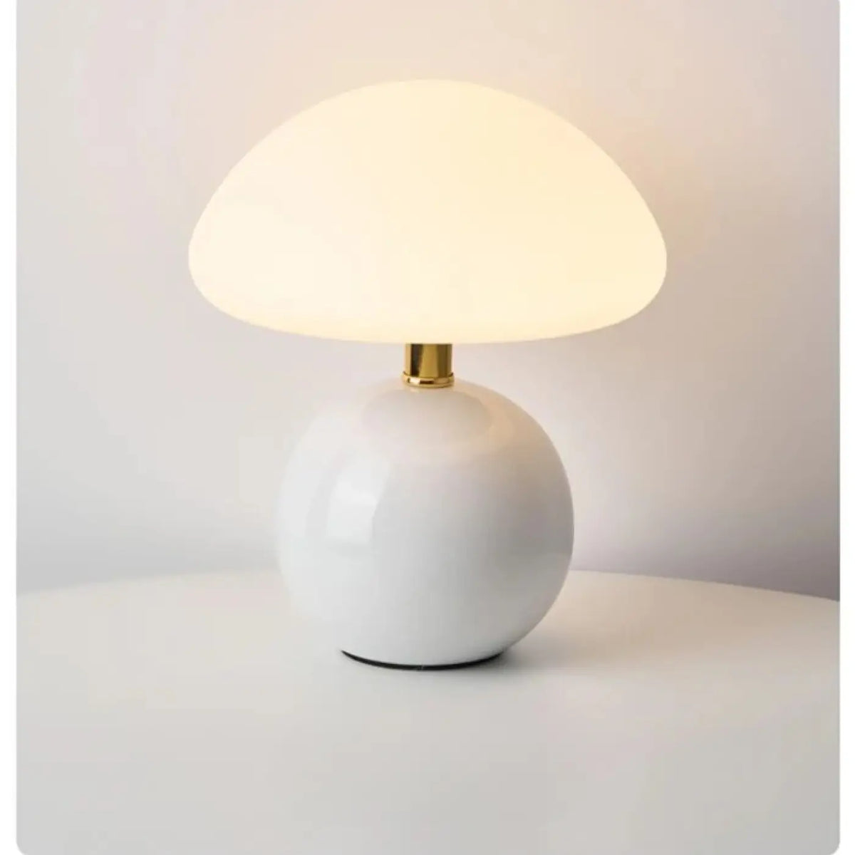 Lampe Champignon en Verre et Céramique – Aselle