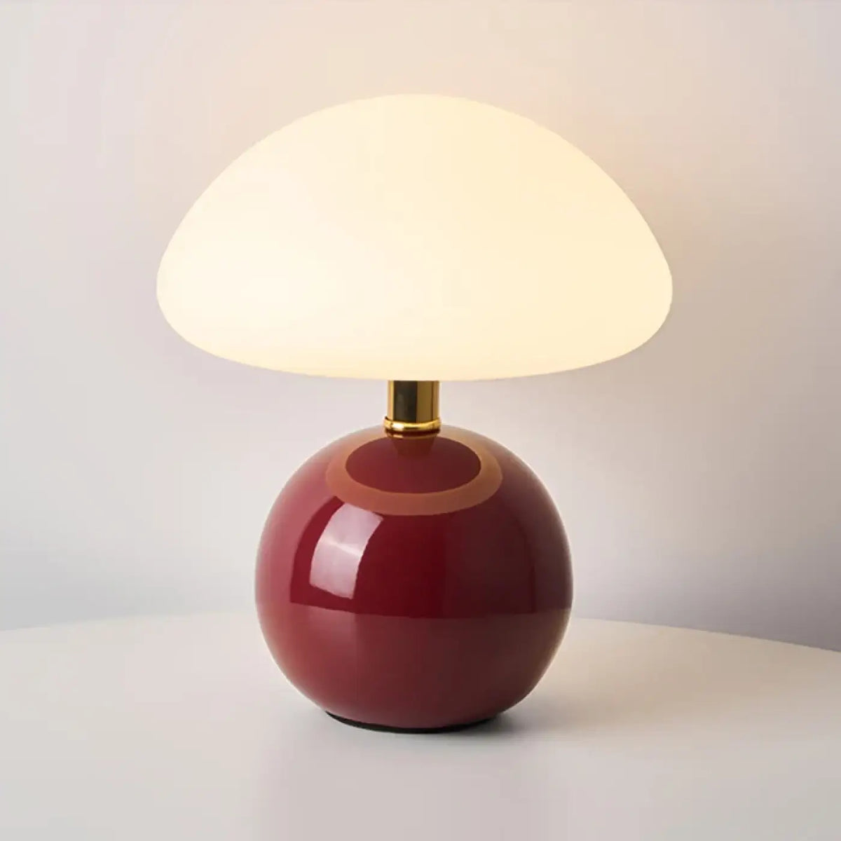 Lampe Champignon en Verre et Céramique – Aselle