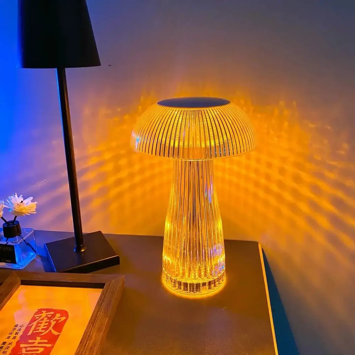 Lampe Champignon à Reflets – Rovan