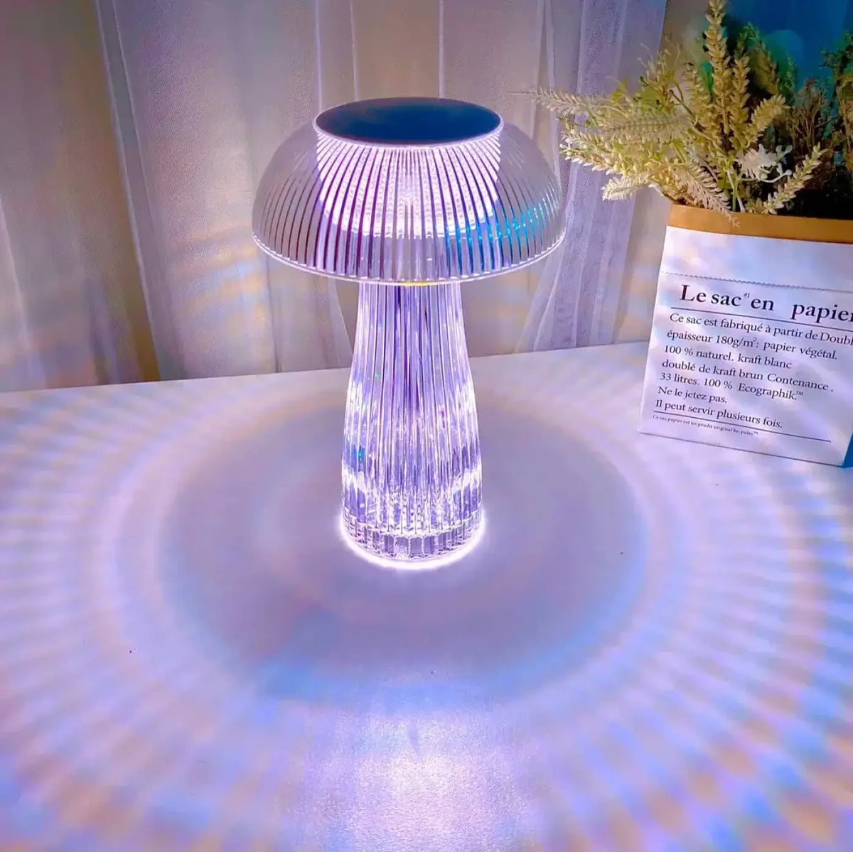 Lampe Champignon à Reflets – Rovan