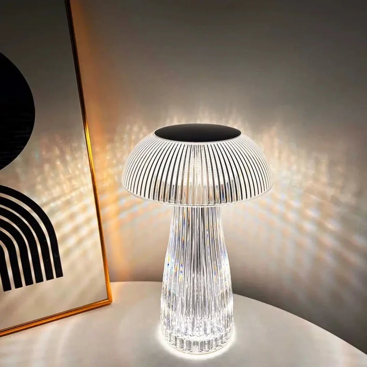 Lampe Champignon à Reflets – Rovan