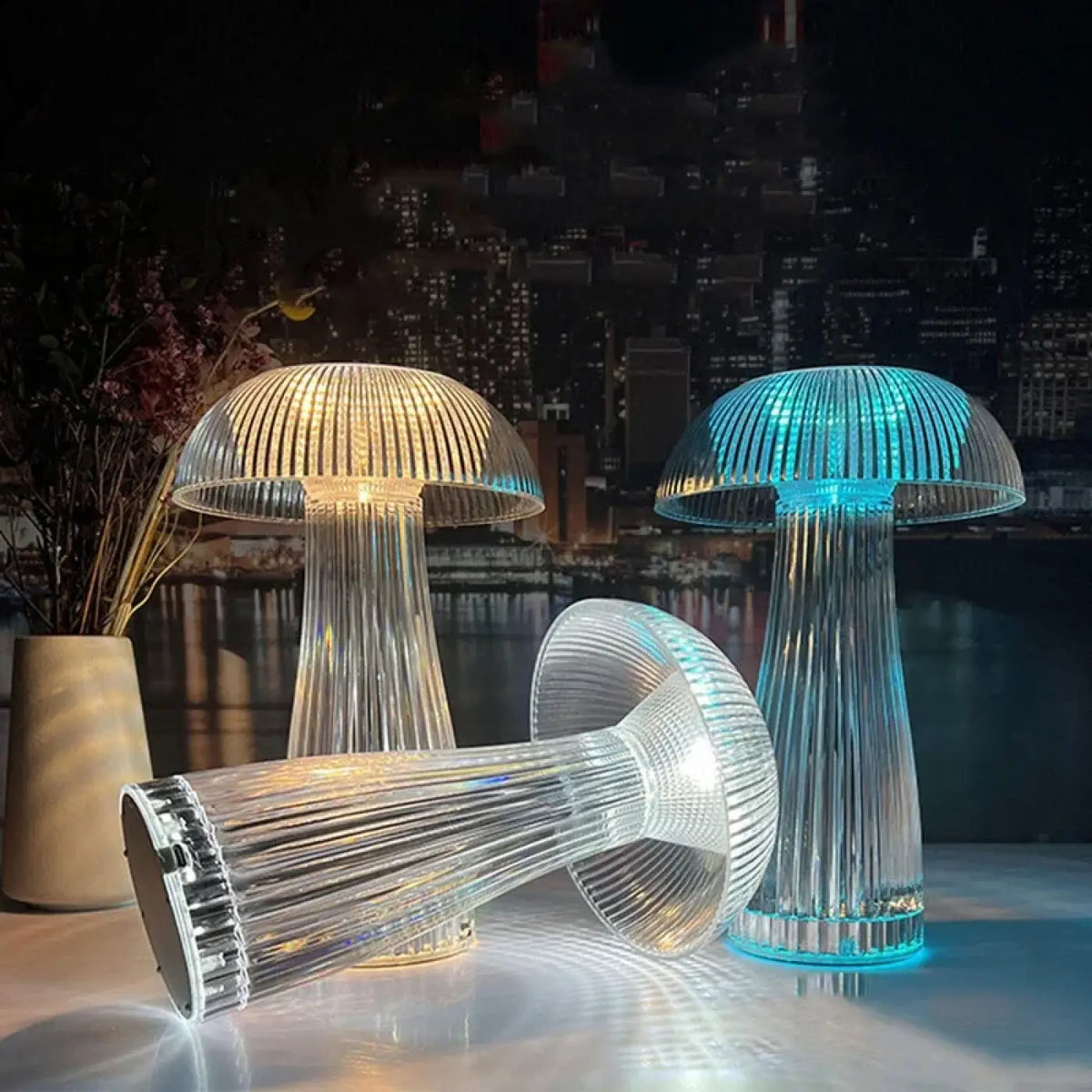 Lampe Champignon à Reflets – Rovan