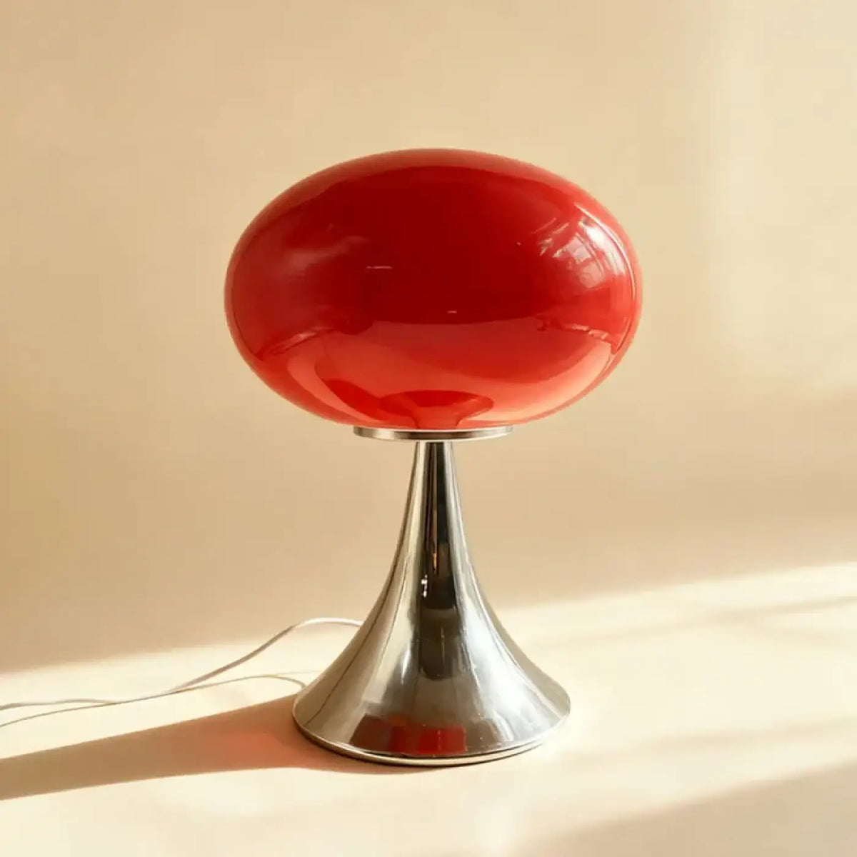 Lampe Champignon à Pied Chromé – Zesane